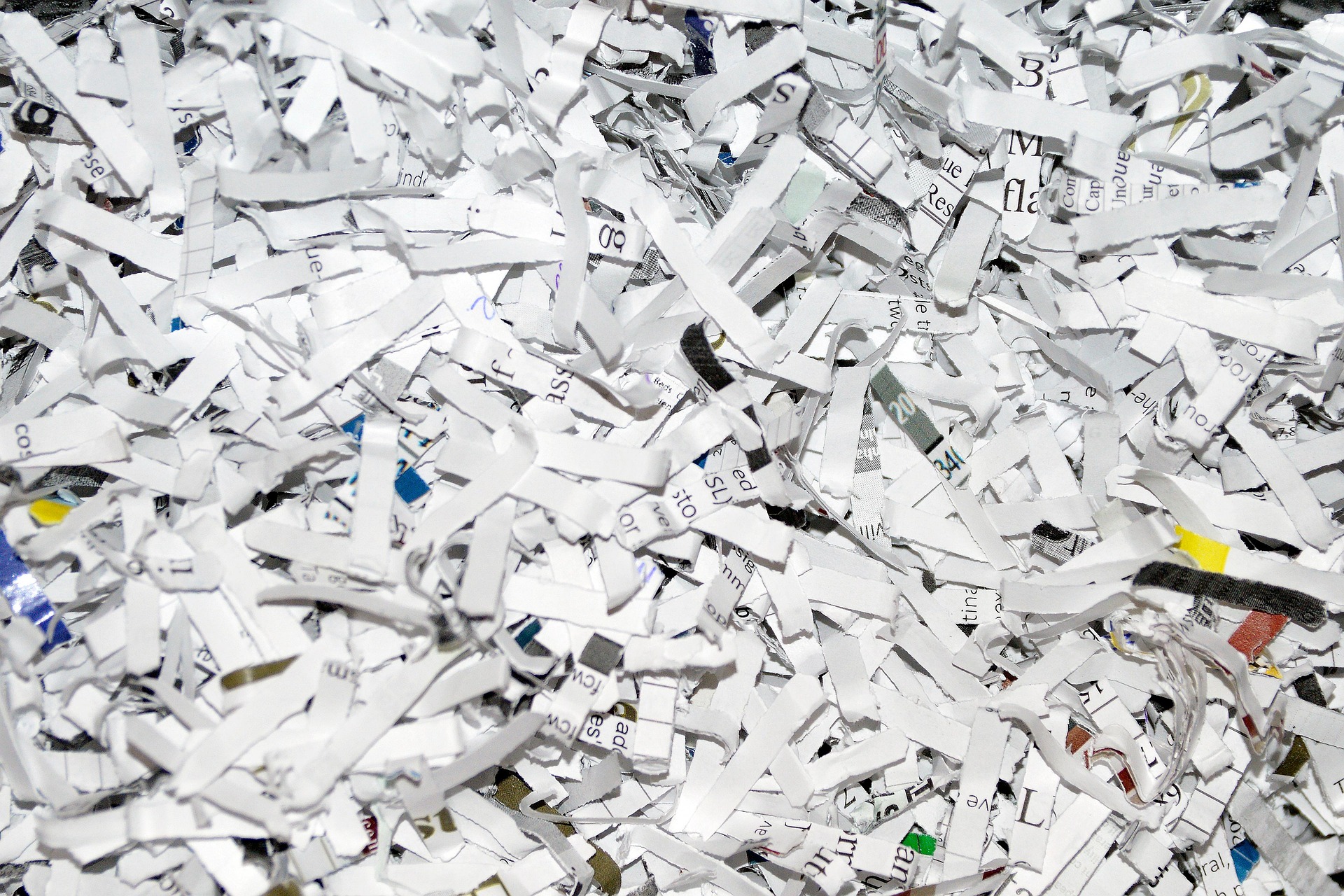 shredded paper